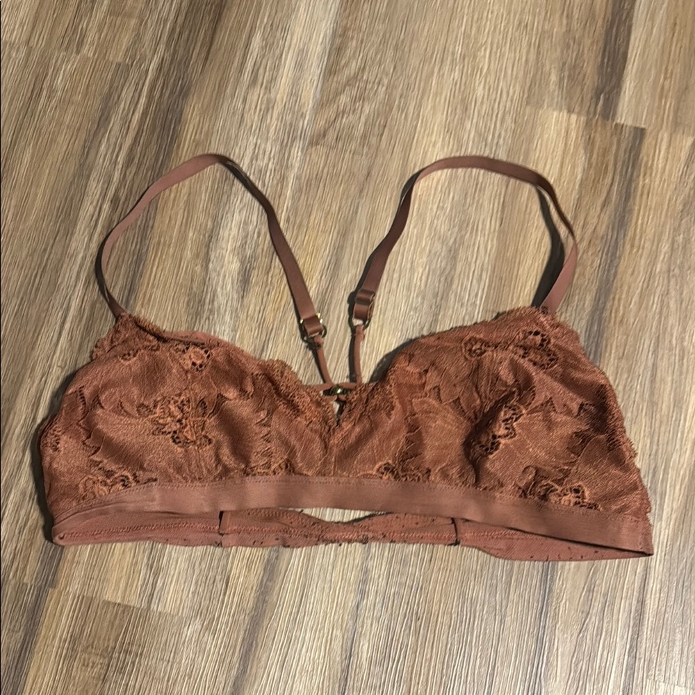 Lace Bralette in Brown